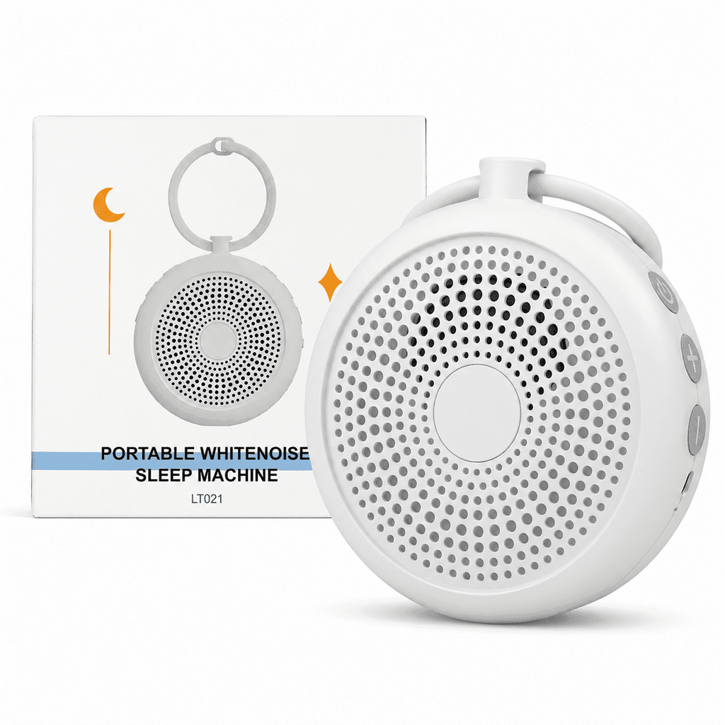 Radsen Portable Sound Machine, White Noise Machine for Baby Adults, 29 Soothing Sounds for Sleep, Child Lock & 60Hrs Playtime, 30 Volume Control– for Home, Office Privacy, Meditation, Registry Gift