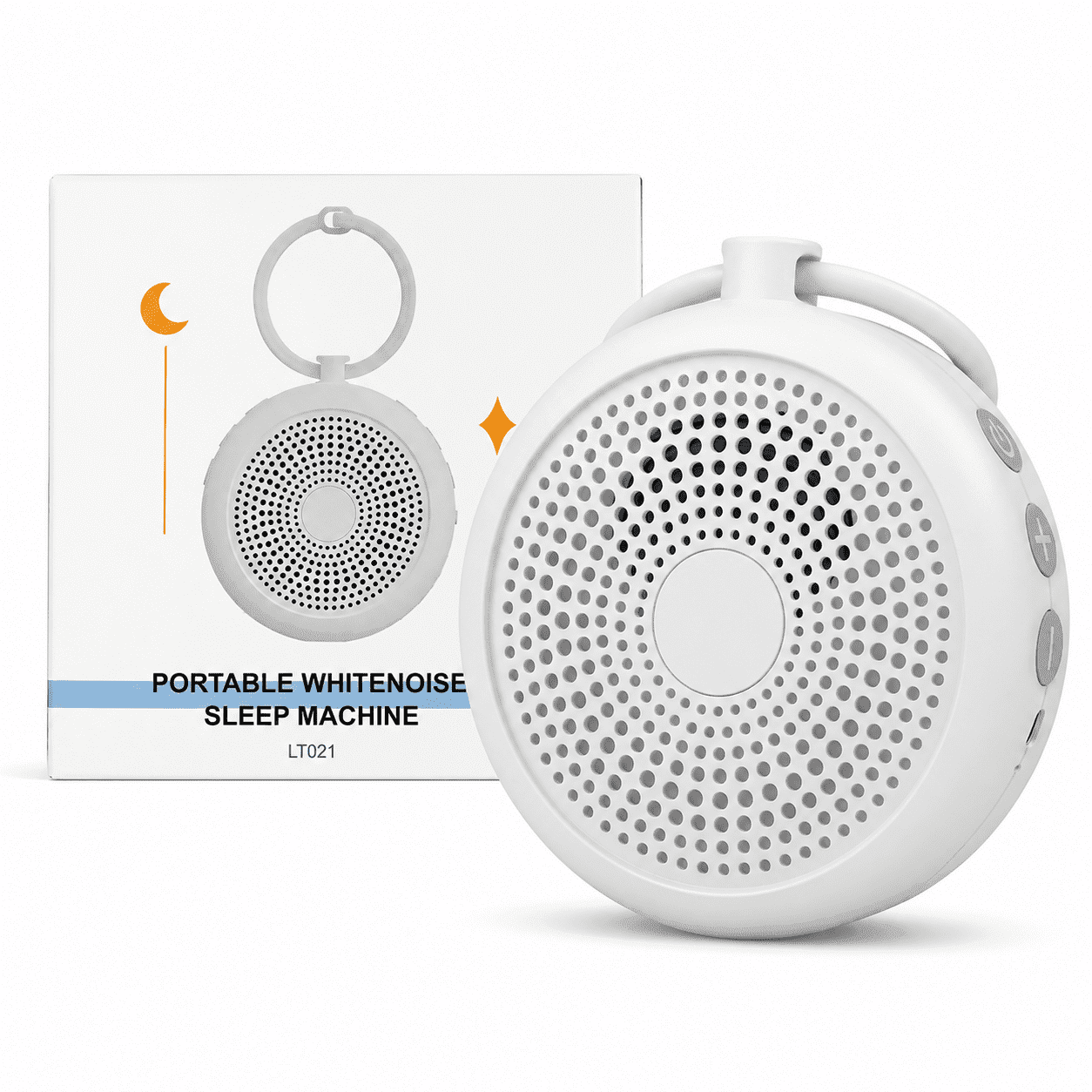 Radsen Portable Sound Machine, White Noise Machine for Baby Adults, 29 Soothing Sounds for Sleep, Child Lock & 60Hrs Playtime, 30 Volume Control– for Home, Office Privacy, Meditation, Registry Gift